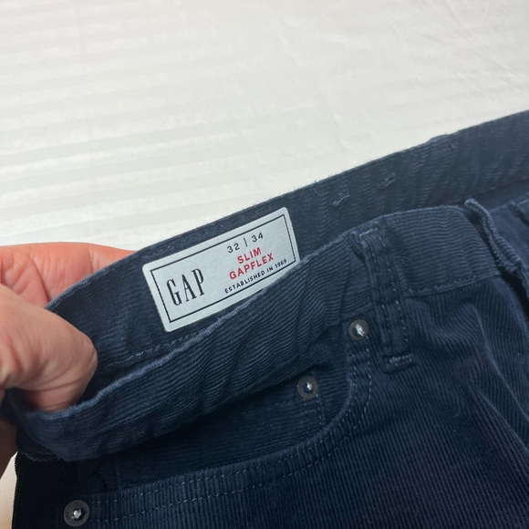 Gap mens corduroy Navy blue size tall 32x34 - Picture 4 of 4